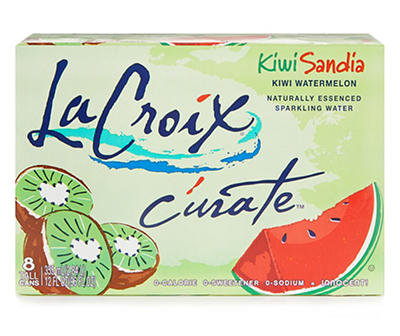 Curate Kiwi Watermelon Sparkling Water, 8-Pack