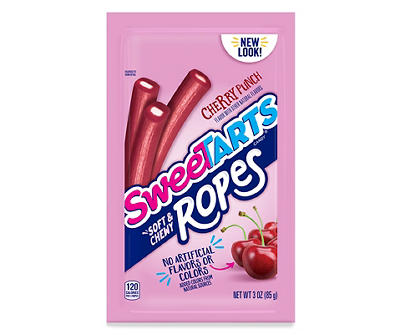 SWEETARTS ROPES Cherry Punch Candy 3 oz. Pack