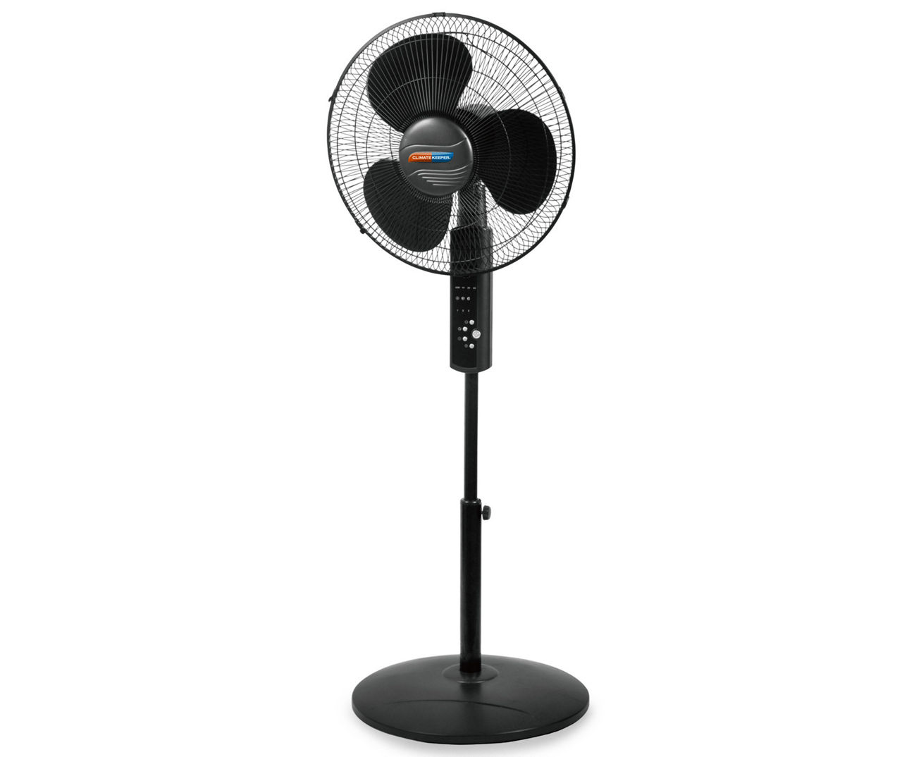 16 Stand Fan with Remote (Black)