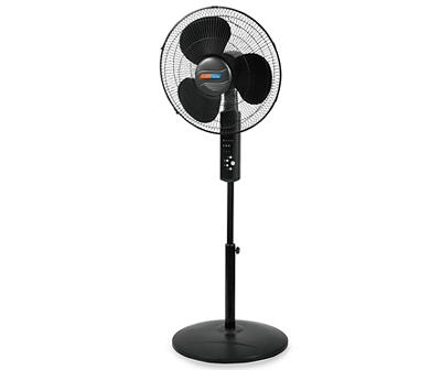 16" 3-Speed Oscillating Stand Fan with Remote