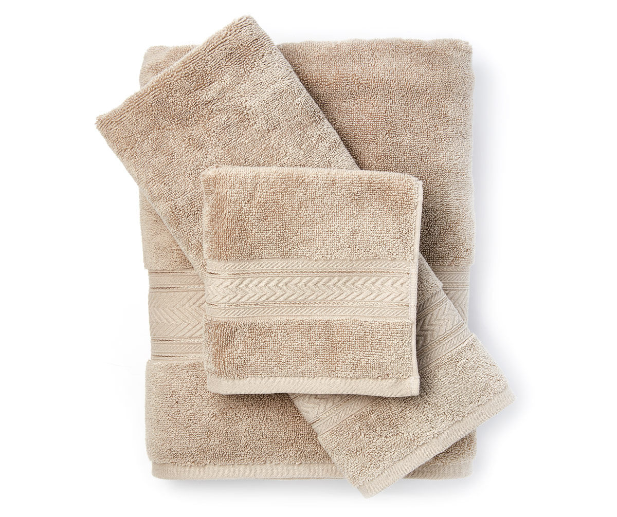 Aprima Cashmere Tan Towels Big Lots