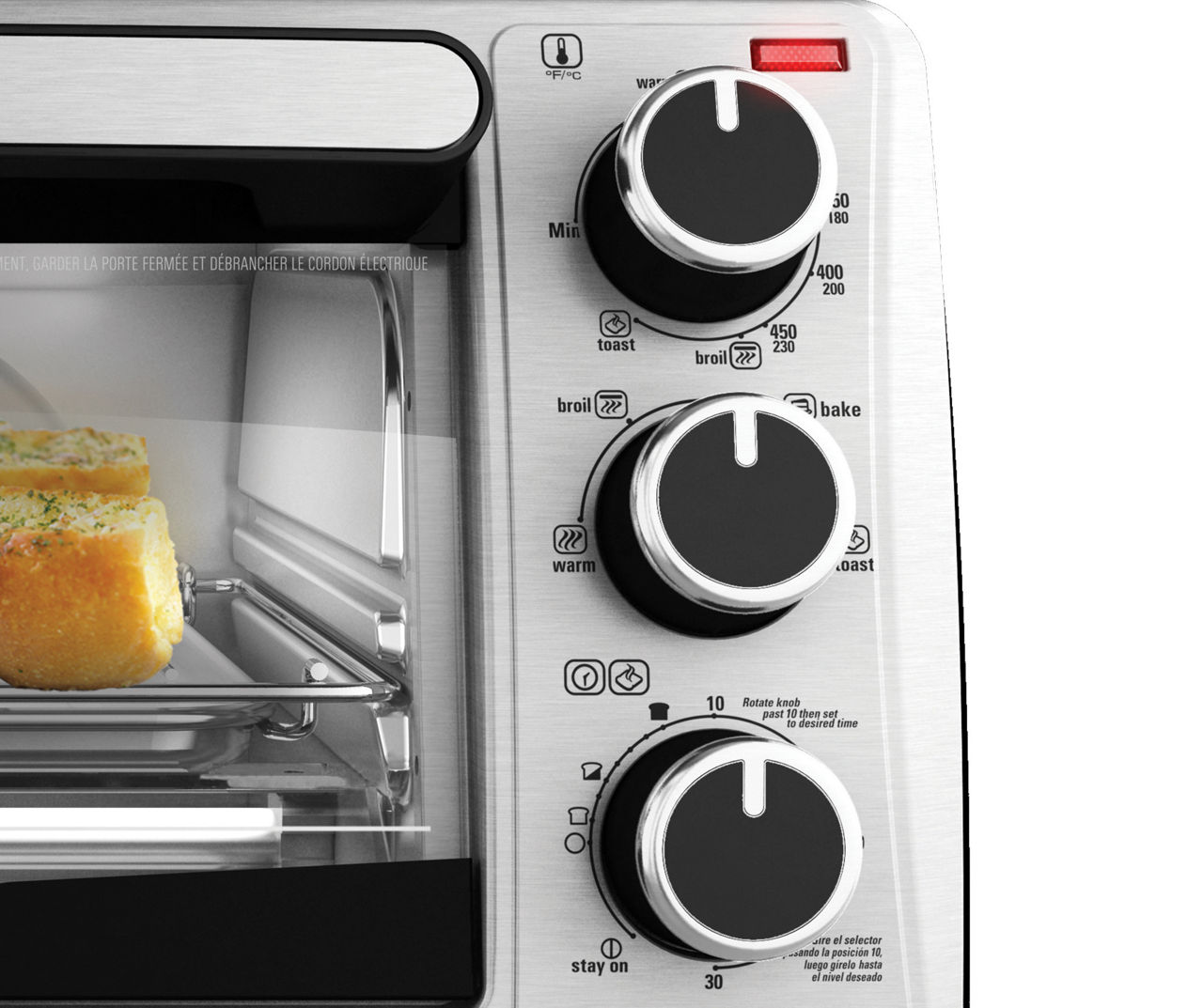 Black & Decker 4-Slice Toaster Oven - Black/Silver for Sale in Las