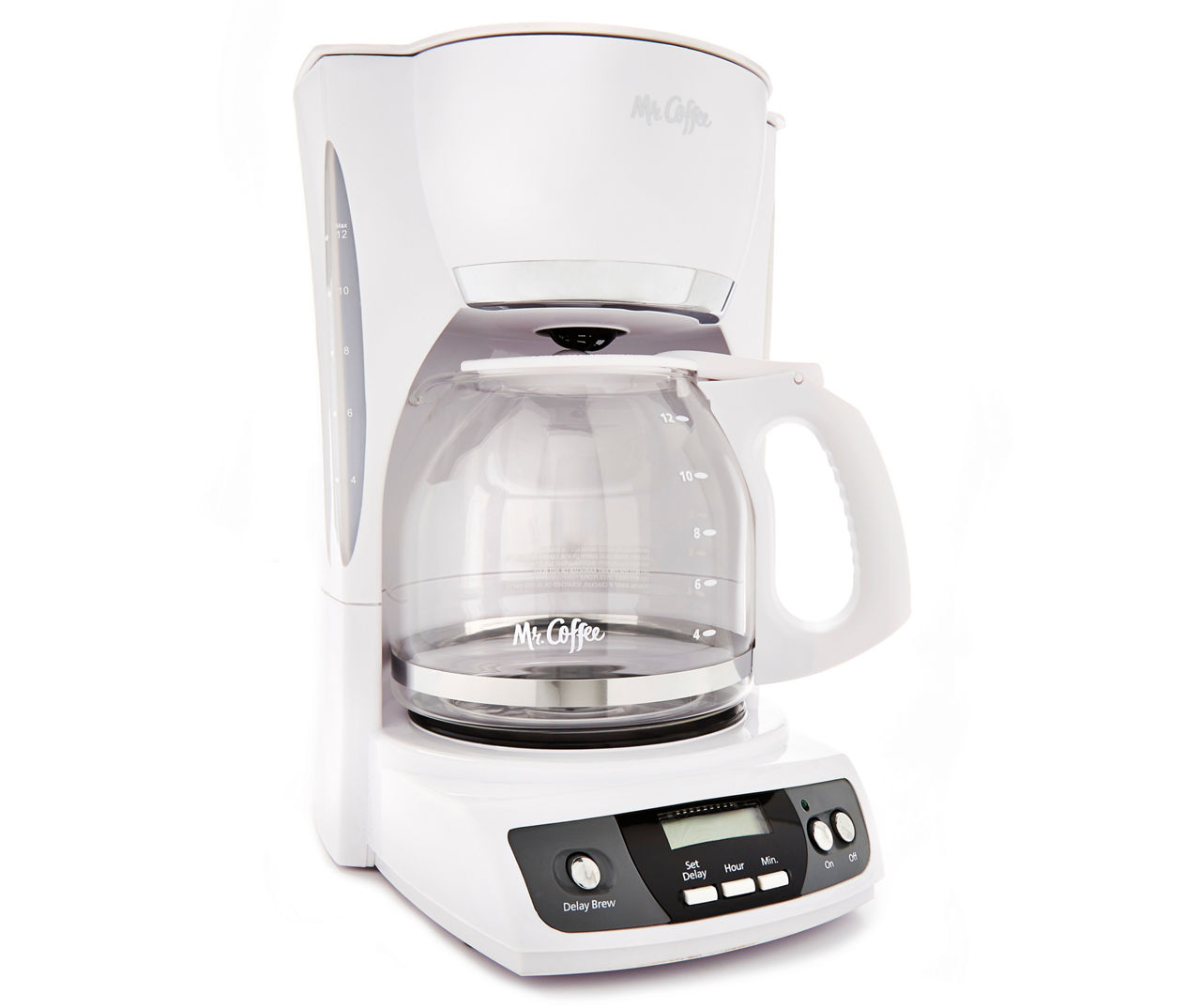 Mr. Coffee 12-Cup Manual Coffee Maker, White