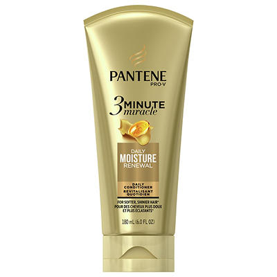 Pantene Daily Moisture Renewal 3 Minute Miracle Daily Conditioner, 6.0 fl oz