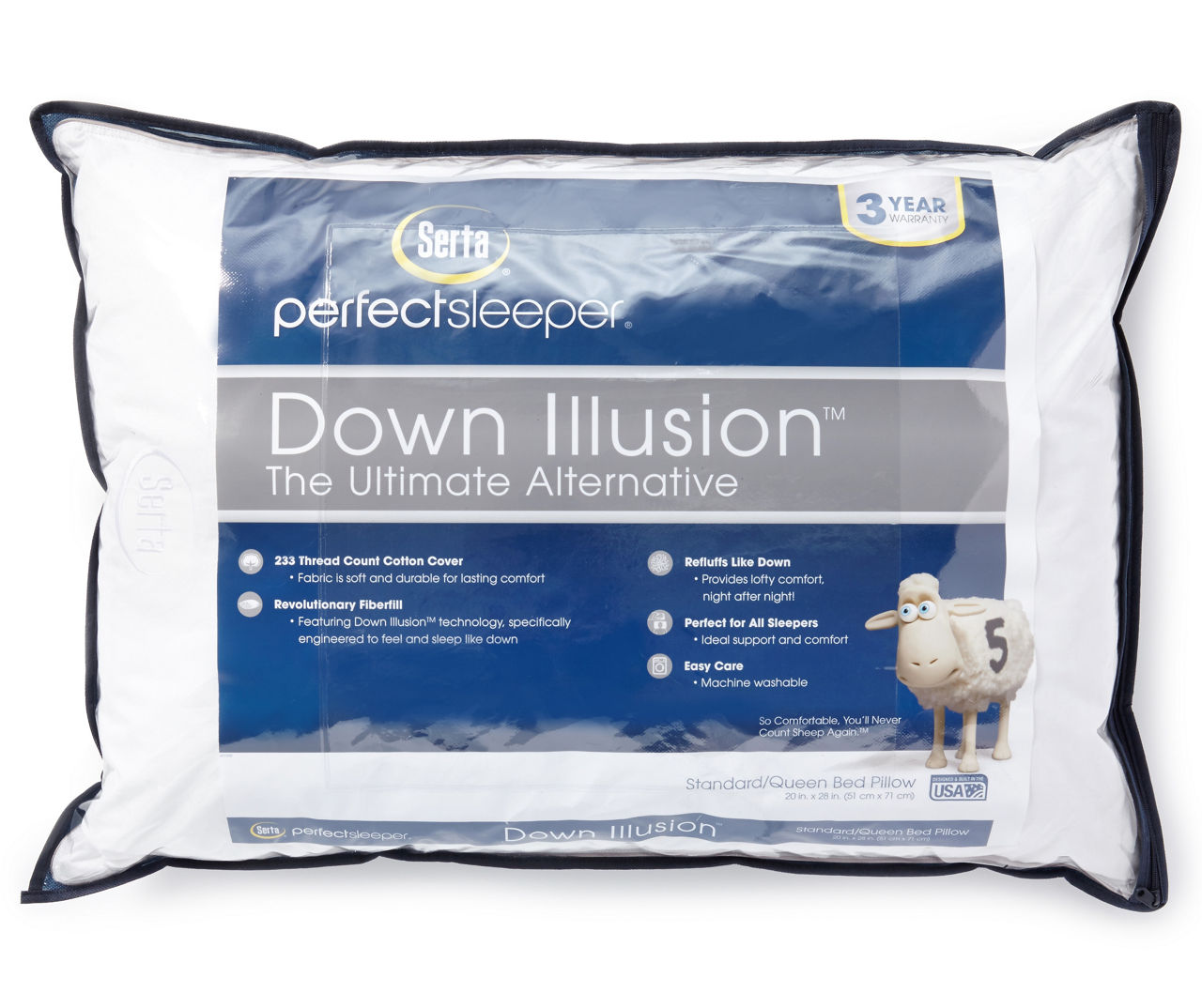 Serta perfect sleeper on sale down illusion pillow