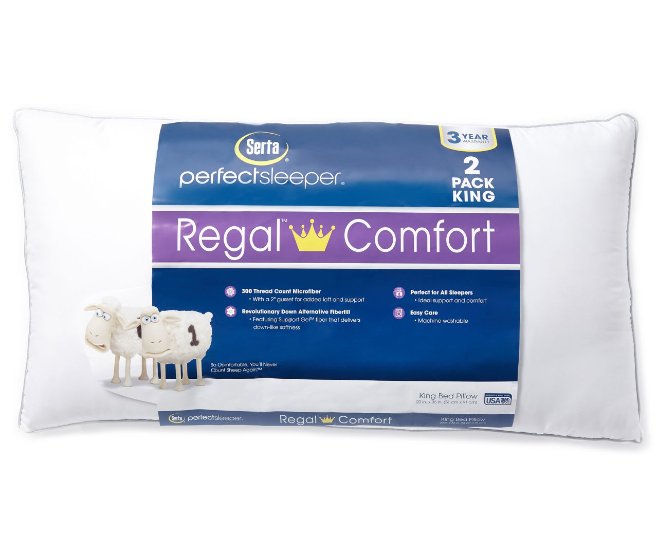 Serta regal 2025 comfort pillow