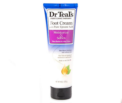 Foot Care Therapy Foot Cream with Pure Epsom Salt, 8 Oz.