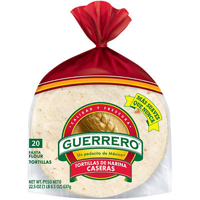 Guerrero Fajita Flour Tortillas 20 ct Bag