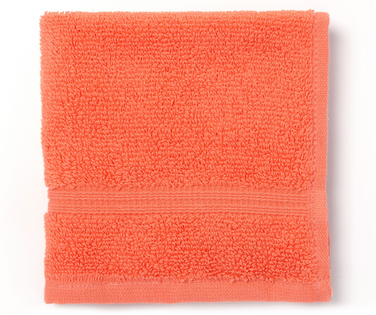 Bright coral bath clearance towels