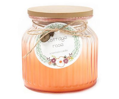 Sweet Summertime Cottage Rose Jar Candle, 19 Oz.