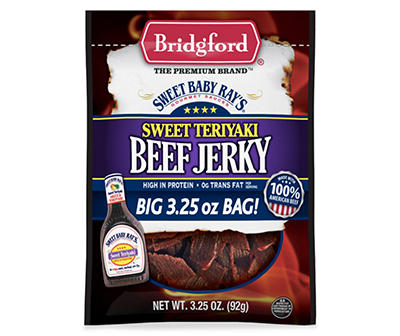 Sweet Baby Ray's Sweet Teriyaki Beef Jerky, 3.25 oz