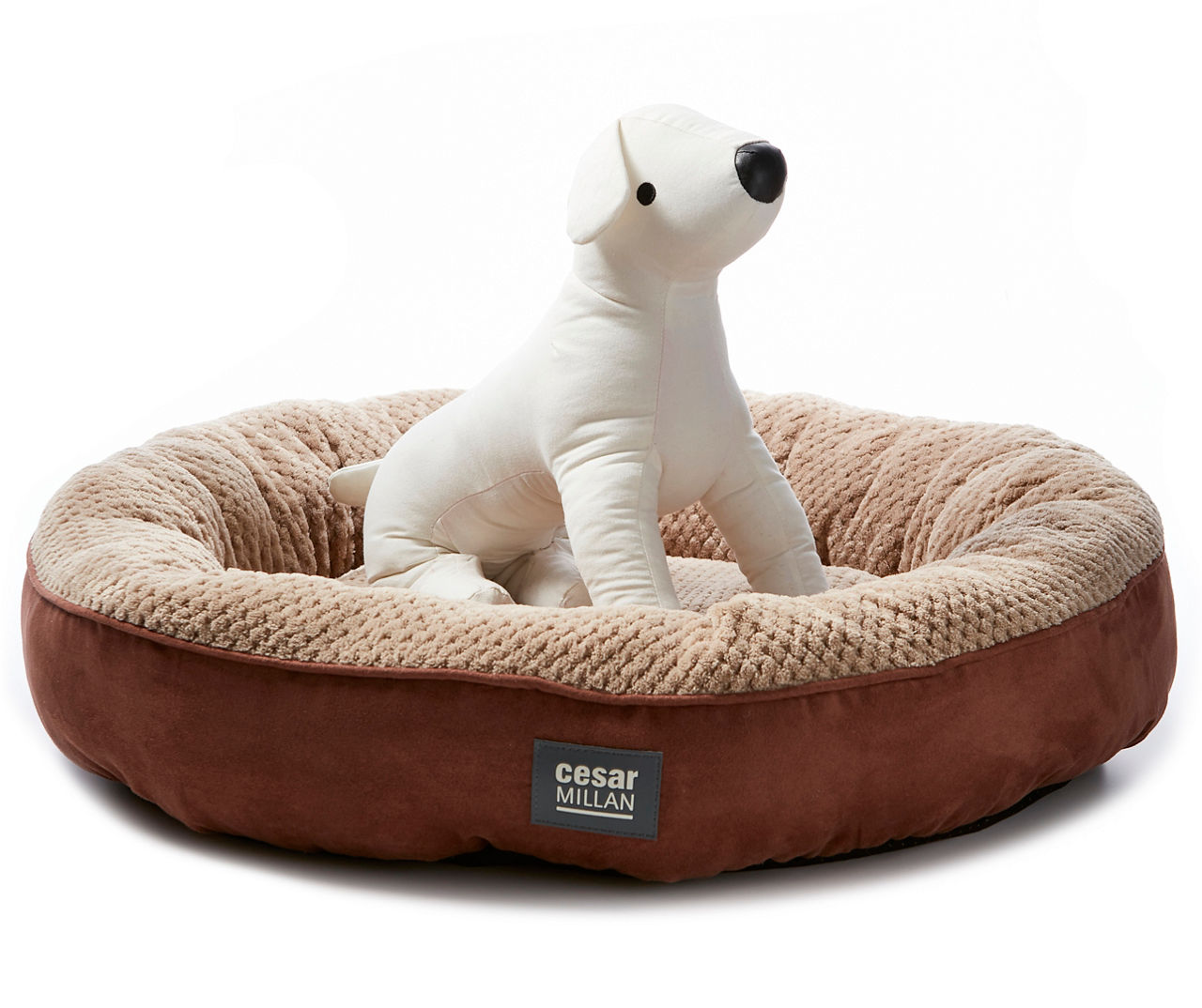 Noble Brown Round Pet Bed 30 x 30