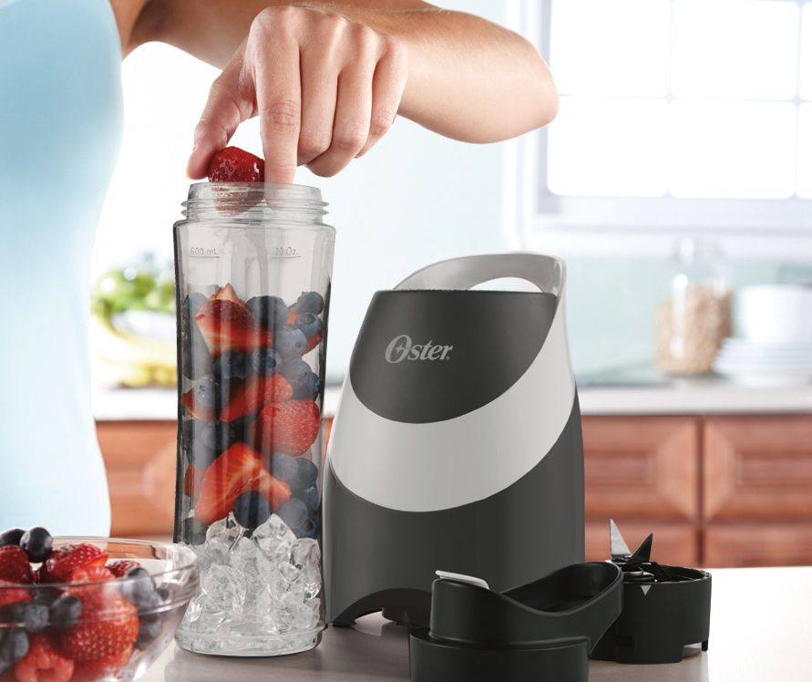 Oster Blue Personal Blender With Travel Sport Bottle