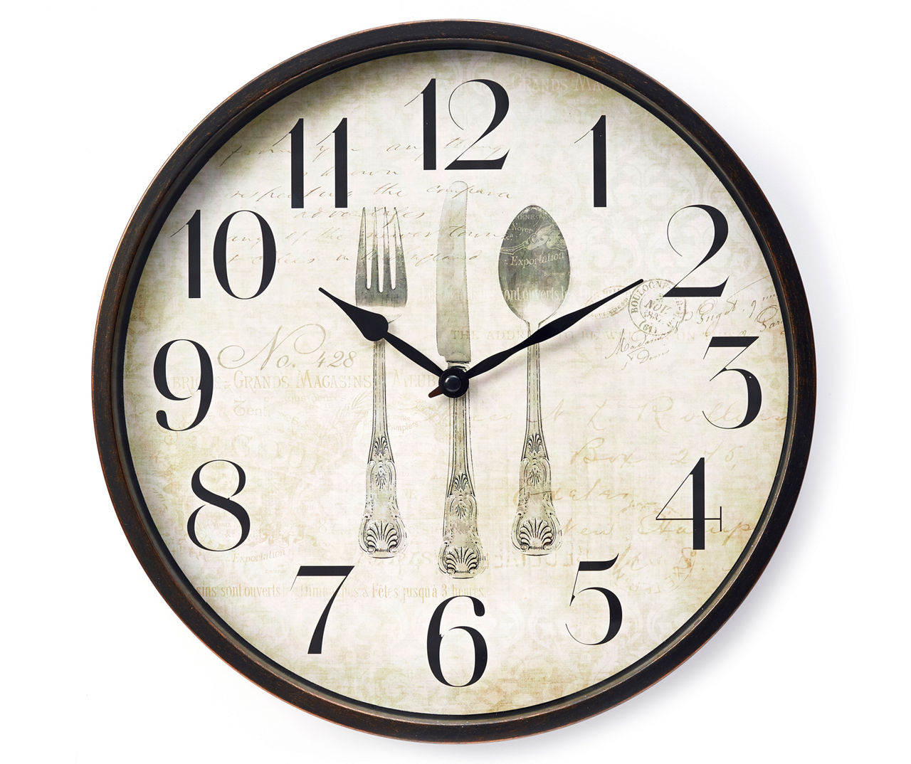 Utensil Wall Clock, (12