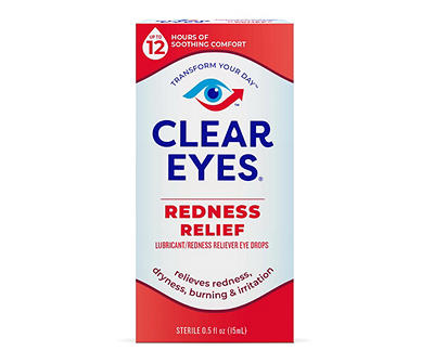Redness Relief Eye Drops, 0.5 Oz.