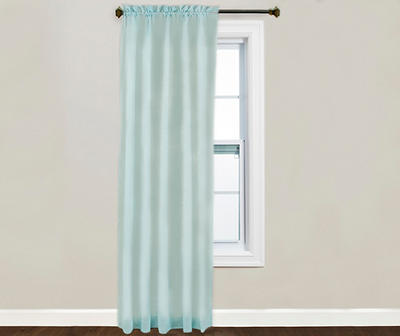 Just Home Victoria Rod Pocket Sheer Curtain Panel