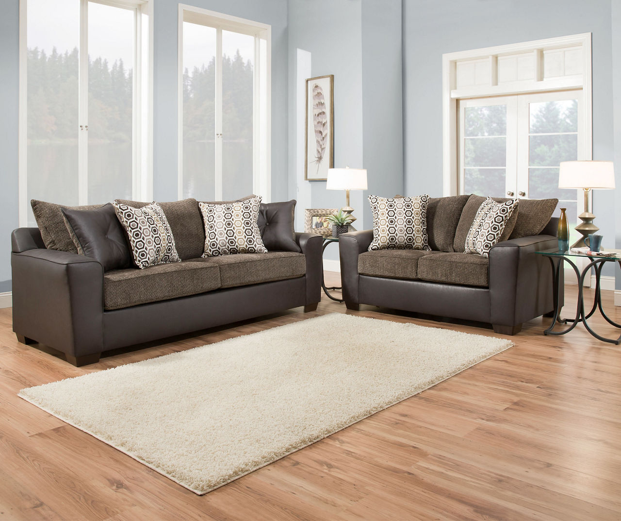 Big lots deals brown couch