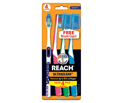 Ultraclean Soft Toothbrush, 4-Pack