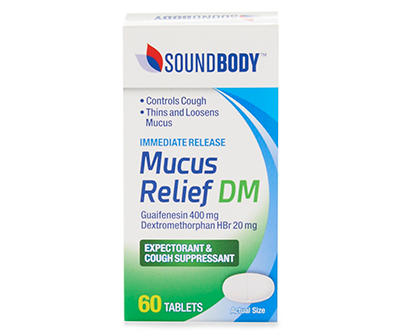 Immediate Release Mucus Relief, 400 mg, 60 Tablets