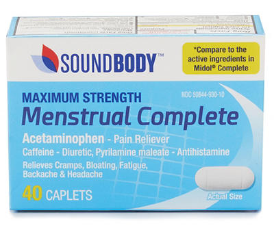 Maximum Strength Menstrual Complete, 40 Count