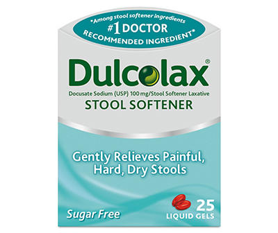 100 Mg Stool Softener, 25-Count