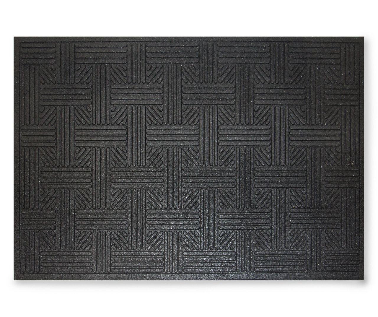 Modern Black Outdoor Doormat 2'x3' + Reviews