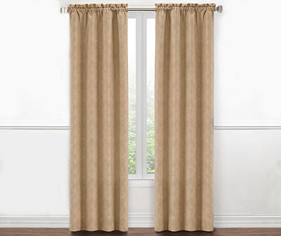 Axel Gold Thermal Curtain Panel Pair, (84")