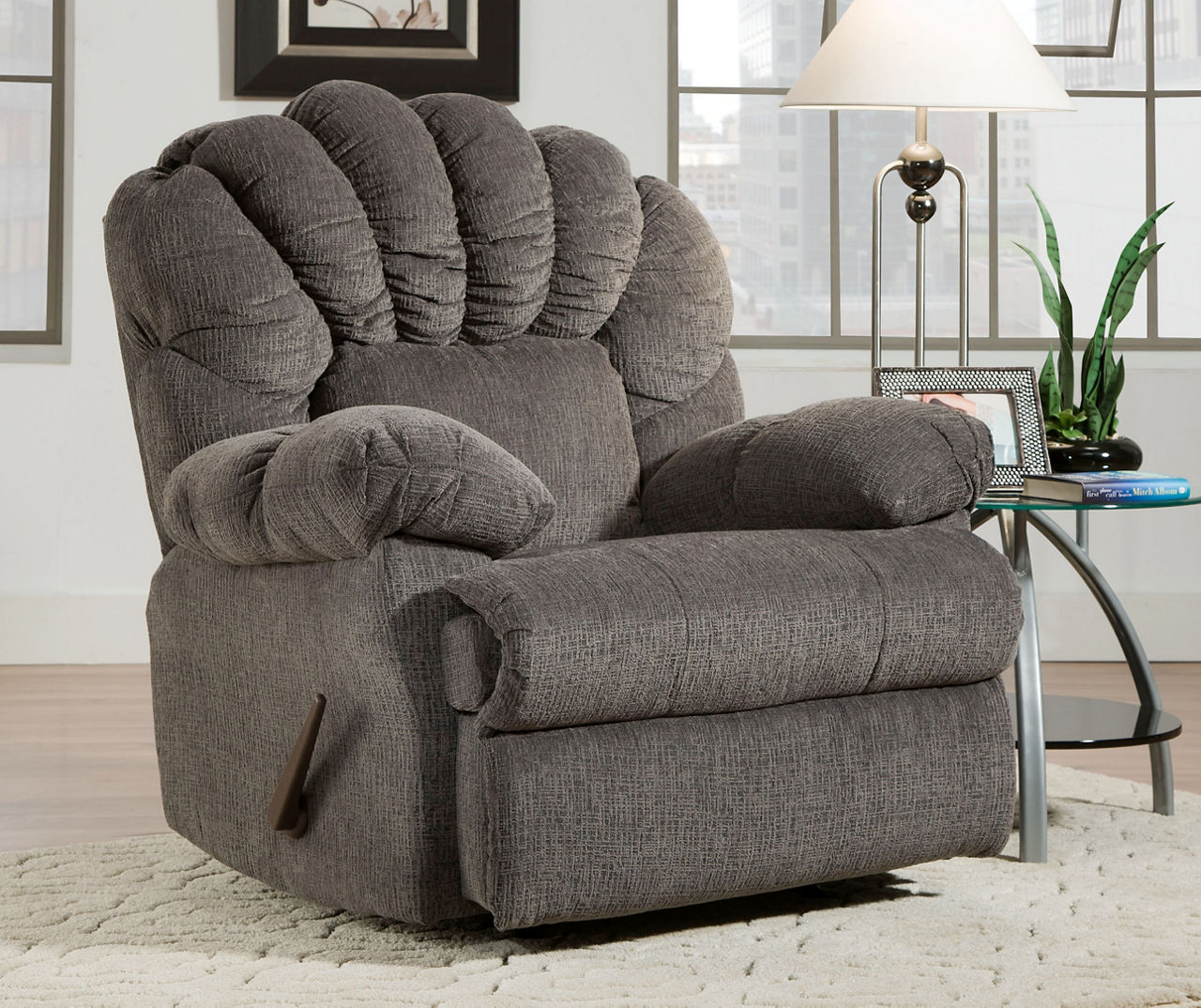 Big lots cheap gray recliner