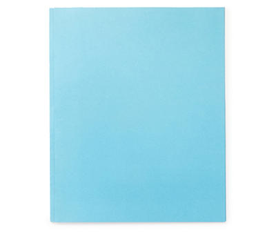 Blue 2-Pocket Folder with Prongs