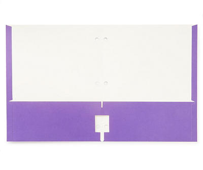 Purple 2-Pocket Folder