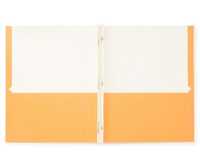 Orange 2-Pocket Folder with Prongs