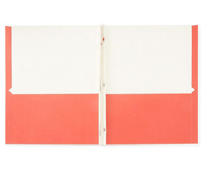 Red 2-Pocket Folder with Prongs