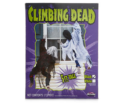 5' Black Gauze Hanging Zombie Climbing Dead