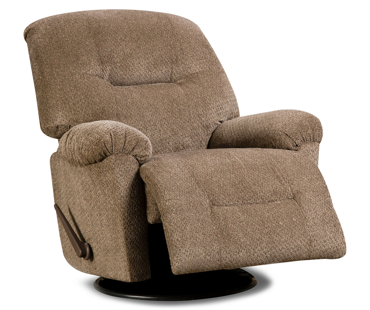 Hudson Chocolate Swivel Rocker Recliner Big Lots