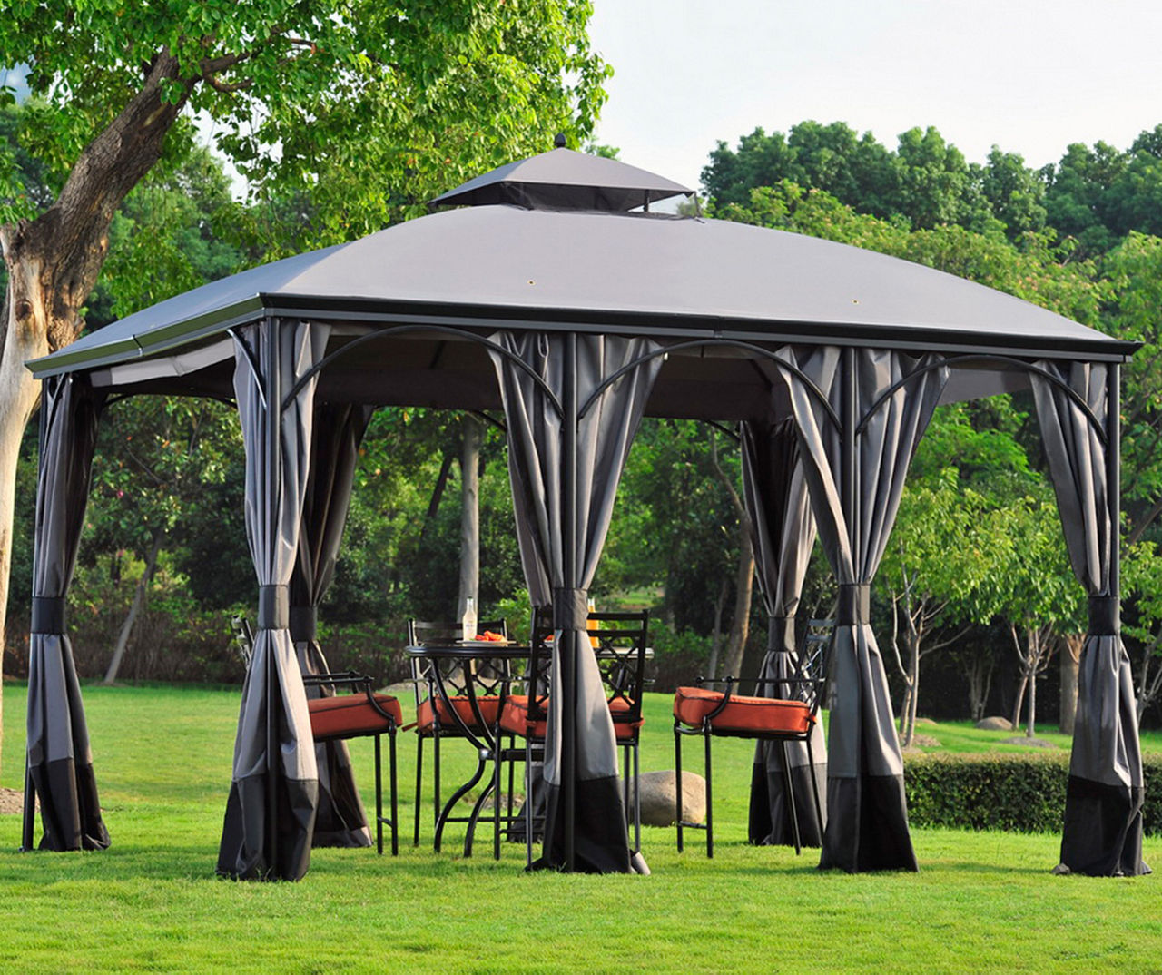 Wilson & Fisher Somerset Gazebo Replacement Canopy, (10' x 12') | Big Lots