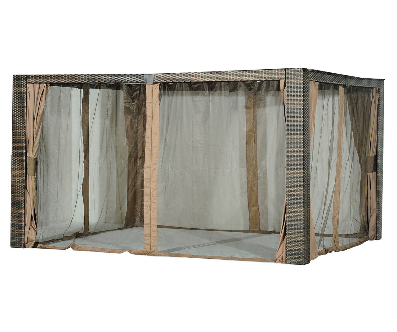 Sonoma Resin Wicker Gazebo Replacement Mosquito Netting, (10' x 12