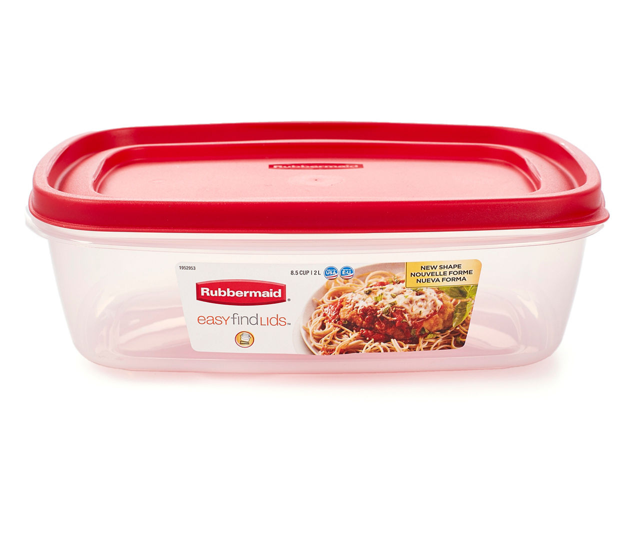 Rubbermaid Easy Find Lid 2.5 Gallon Rectangle Food Storage Container