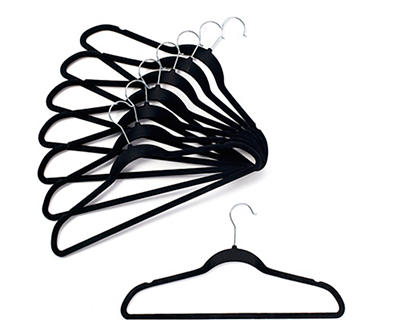 Black Suit Hangers, 8-Pack 