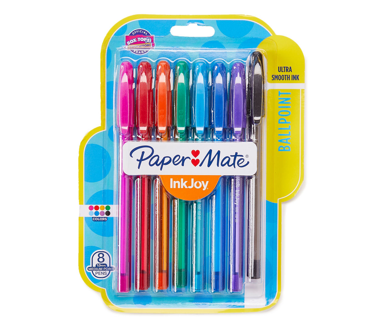 Papermate InkJoy Multi-Color Fashion Ballpoint Pens, 8-Pack