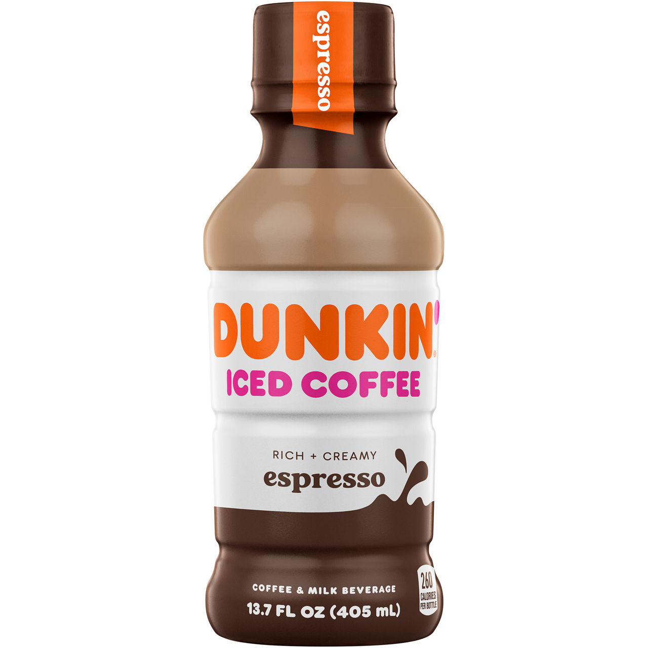 Dunkin Donuts Dunkin' Donuts Espresso Iced Coffee Bottle, 13.7 fl oz