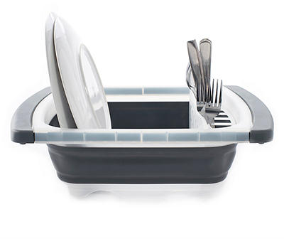 Collapsible Over-The-Sink Collapsible Dish Drainer