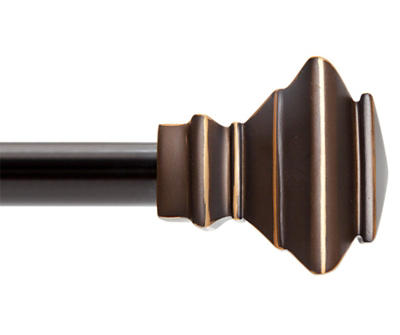 Sunderland Copper Adjustable Curtain Rod, (42" - 120")