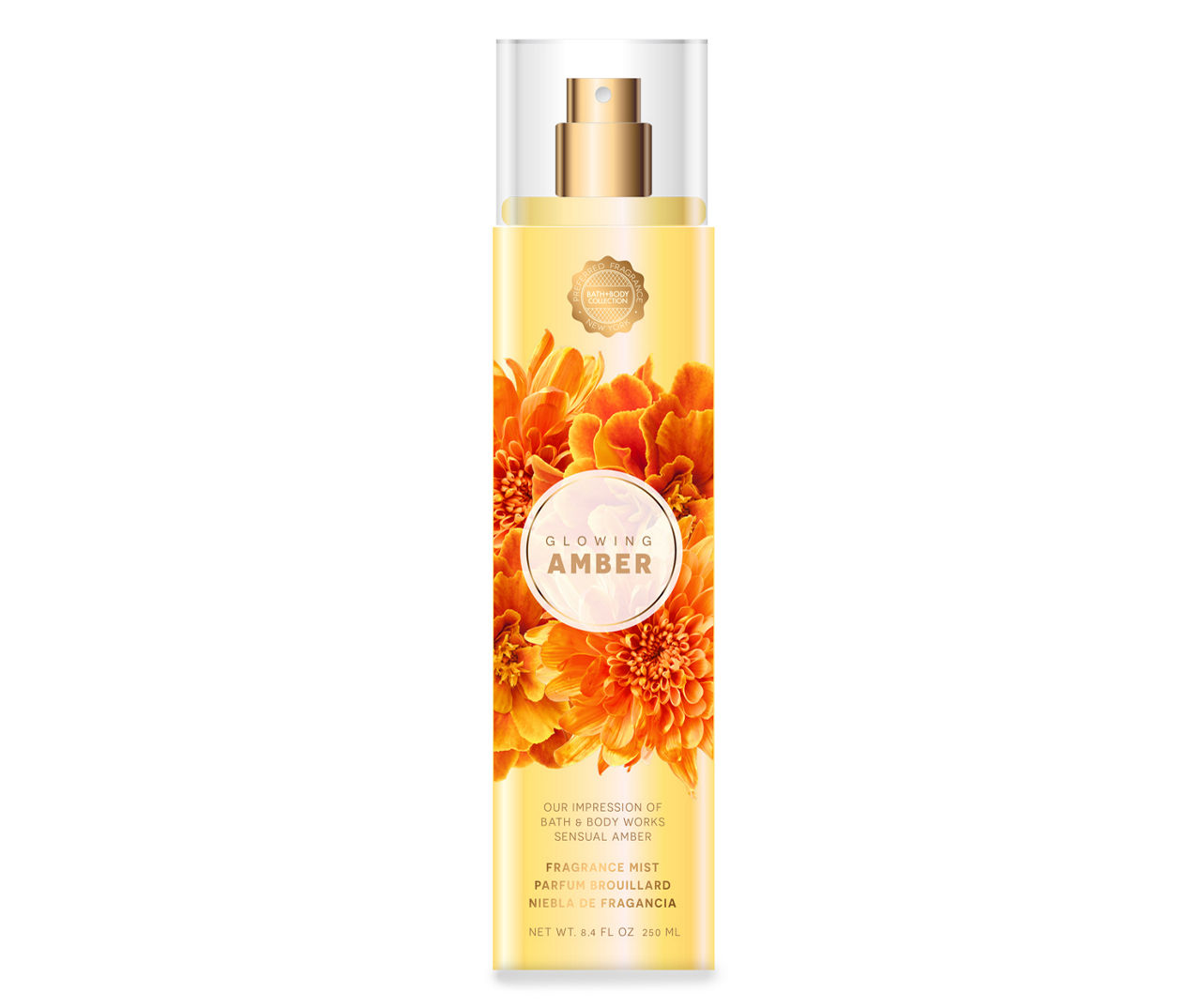 Victoria's Secret Amber Romance Fragrance Mist & Lotion Set 8.4 fl oz & 8  fl oz