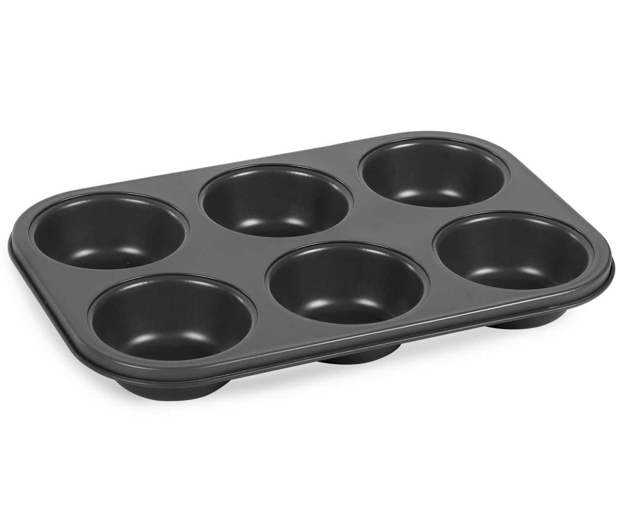 CAKETIME Jumbo Muffin Pan, 6 Cup Silicone Texas Muffin Pan, 3.5 Large  Cupcake Tray BPA Free for Baking Non Stick
