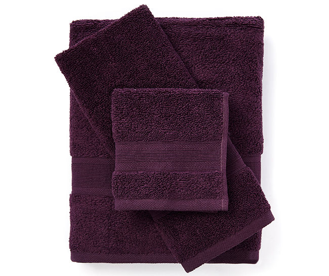 Plum towel set hot sale