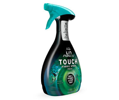 Febreze Unstopables Touch Fabric Spray and Odor Eliminator, Fresh, 800 mL