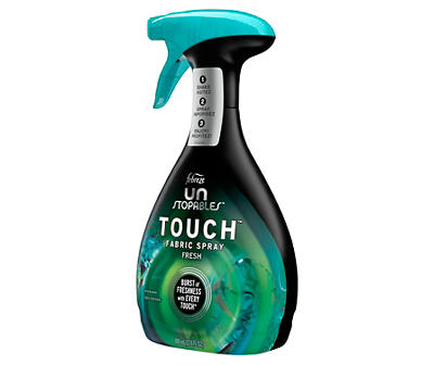 Febreze Unstopables Touch Fabric Spray and Odor Eliminator, Fresh, 800 mL