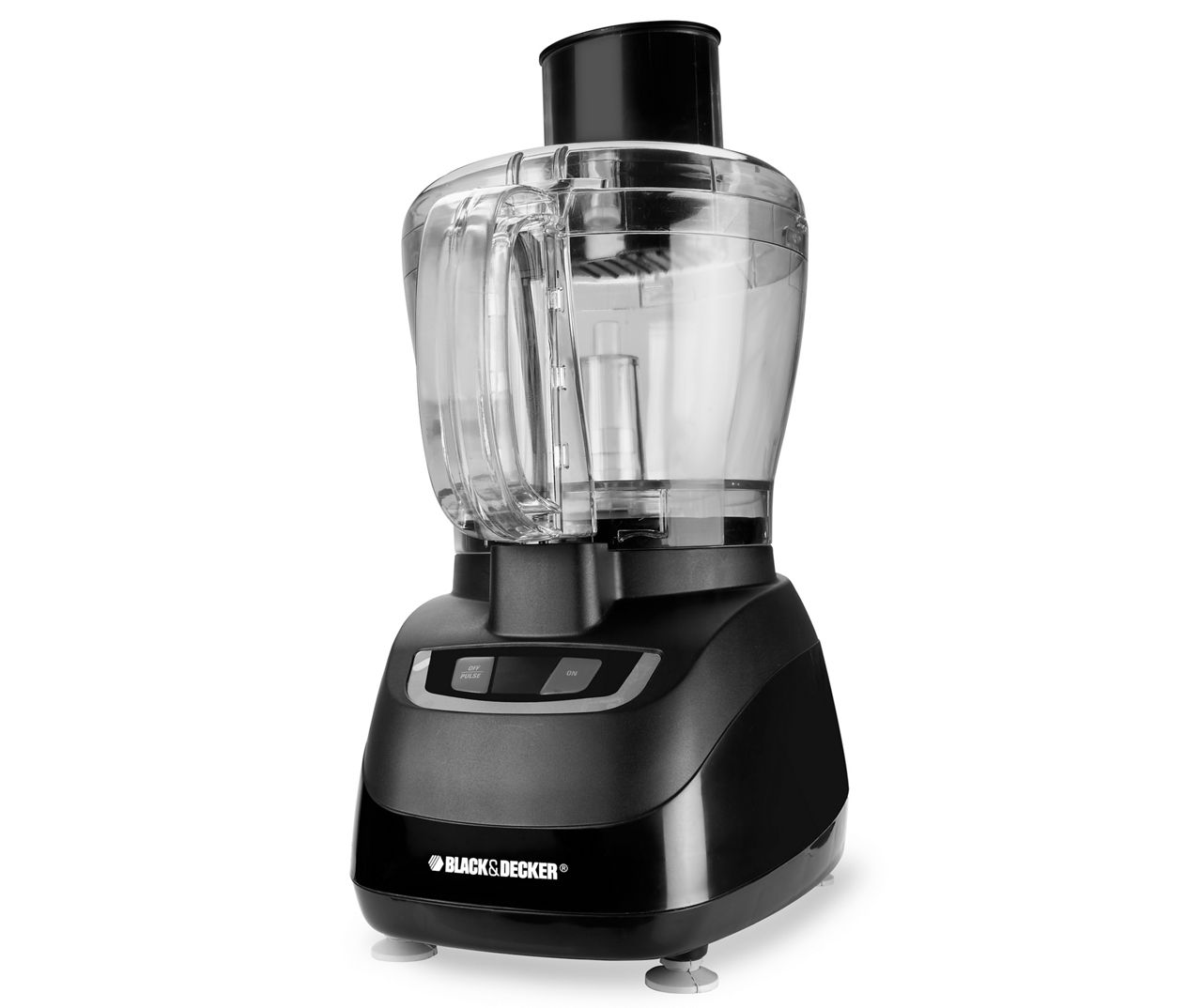 Black+Decker 8-Cup Food Processor - Black/Clear