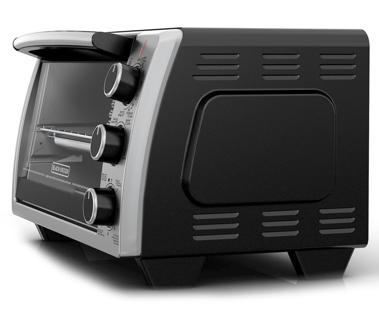 BLACK+DECKER 6 Slice Toaster Oven - Black