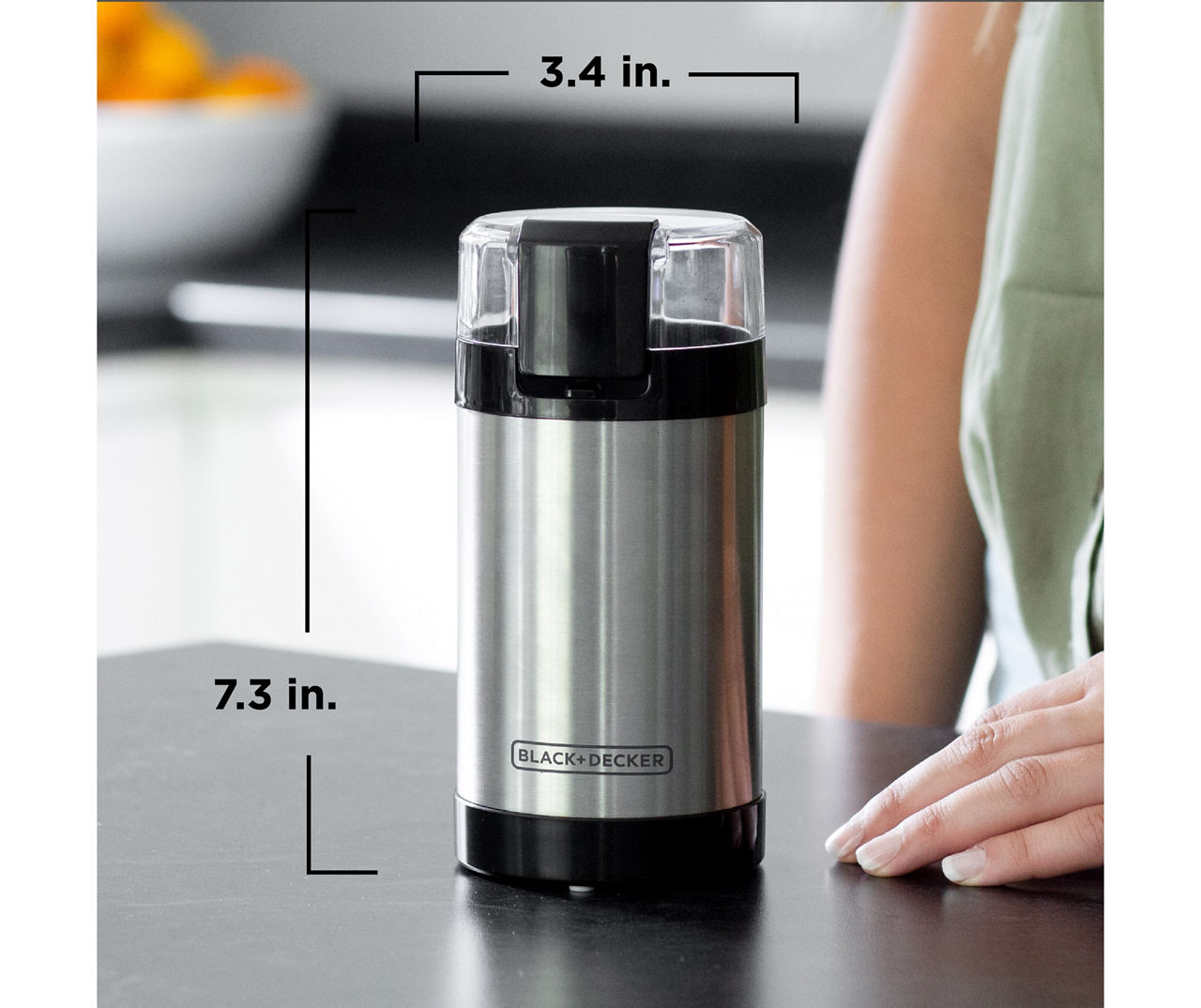 Salton 12-Cup Black Smart Coffee Grinder - Power Townsend Company